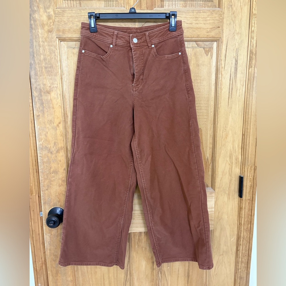 CALIA by Carrie Underwood Rust Wide Leg Pants